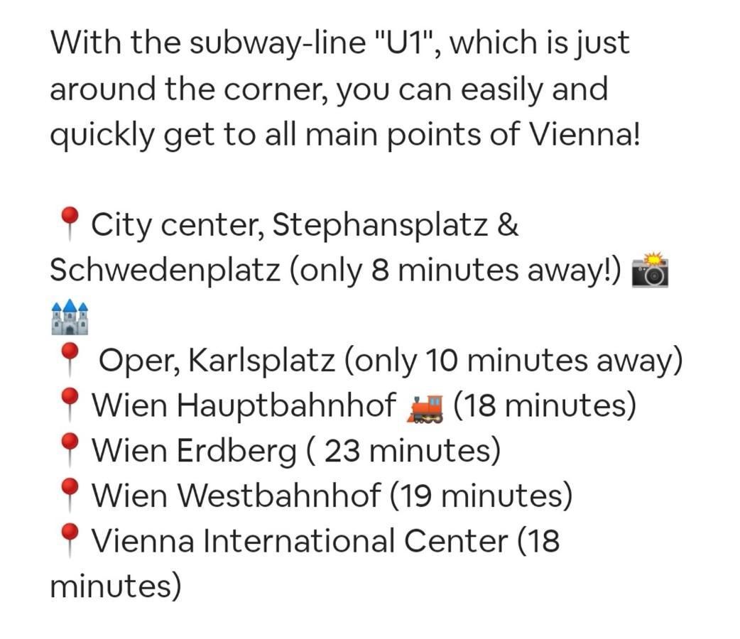 Center ! 3 Stops Away From The Center Of Vienna! Exterior foto